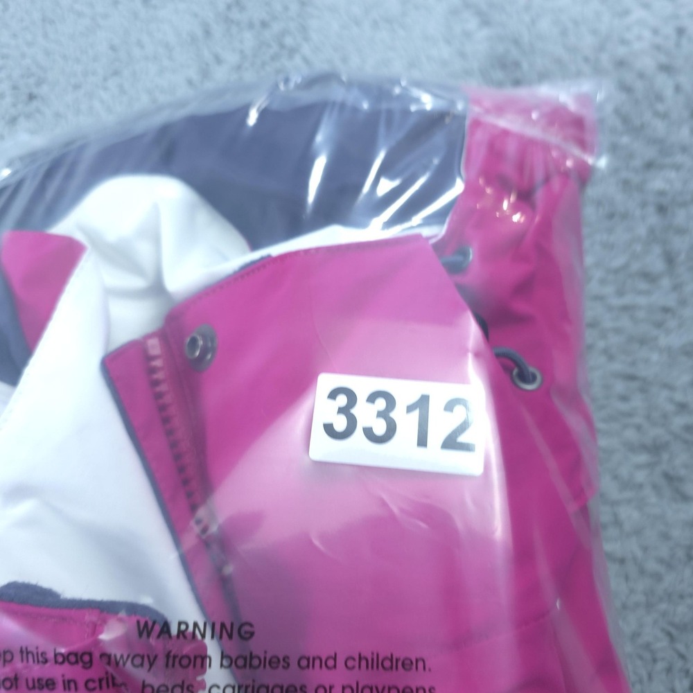 The North Face Jacket Womens Small Pink Gray Hooded Ski Waterproof Colorblock - Picture 13 of 13